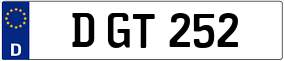 Truck License Plate